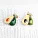 Two-Color Enamel Avocado Brooch - HANBUN
