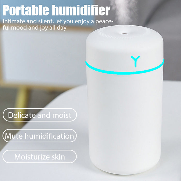 Air Humidifier With Coloured Night Light - HANBUN