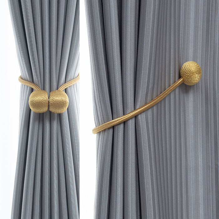 Semi-Blind American Style Fringe Curtains - HANBUN