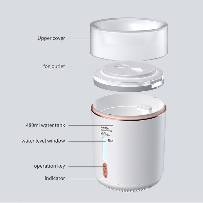 REUP Dual Smoke Ring Air Humidifier - HANBUN