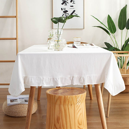 Rectangular White Coffee Table - HANBUN
