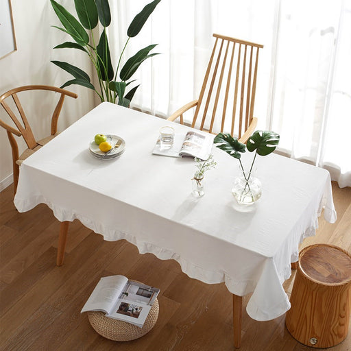 Rectangular White Coffee Table - HANBUN