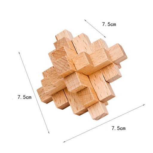 Simple 3D Wooden Puzzle Toys - HANBUN