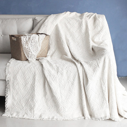 Blanket With Tassels Home Decorations - HANBUN