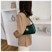 Handbags Leather Shoulder Bag Underarm Bag - HANBUN