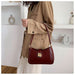 Handbags Leather Shoulder Bag Underarm Bag - HANBUN