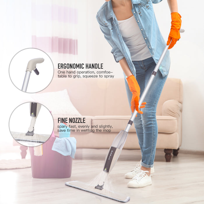 Spray Mops, Fine Fiber Cleaning Cloths - HANBUN