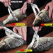 Scaling Knife 3 In 1 Fish Scale Knife Cut / Scrape / Dig Fish Belly Knife - HANBUN