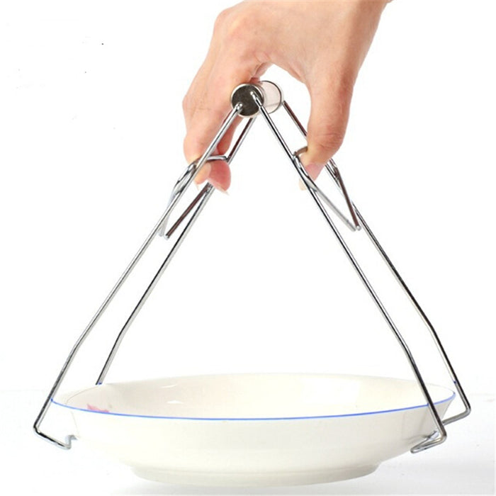 Hot Plate Bowl Clip Foldable Stainless Steel - HANBUN