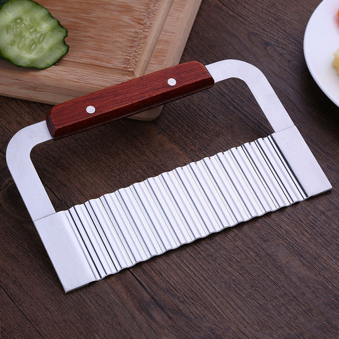 Slicing Machine Vegetable and Fruit Wrinkled Wave-shaped Slicing Knife - HANBUN