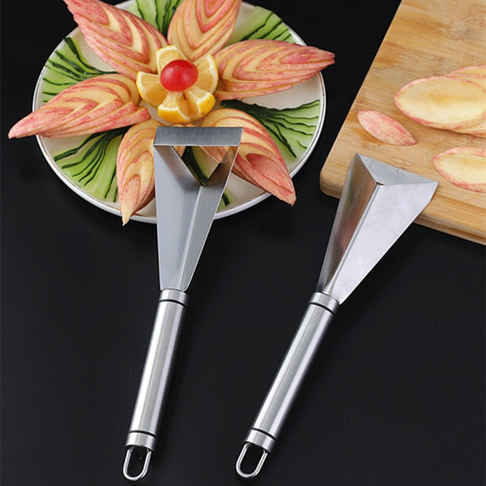 Fruit Knife Triangle Fruit Carving Knife Kitchen Tools - HANBUN