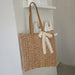 Beach Shoulder Bag Straw Woven Tote Bag Large Capacity Bohemian Tote Crossbody - HANBUN