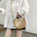 Straw Bag Summer Beach Bag Female Handbag Crossbody - HANBUN