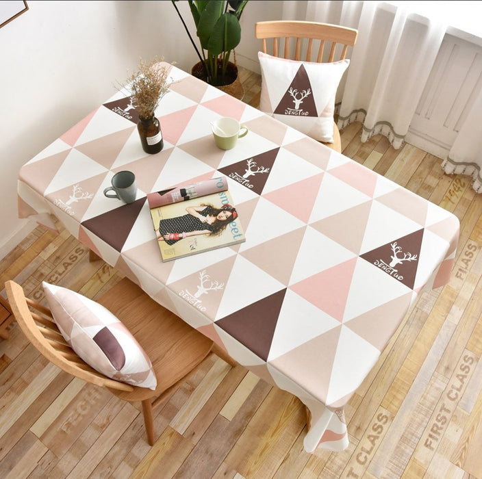 Tablecloth Decorative Geometric Moose - HANBUN
