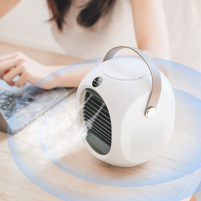 Portable Air Conditioner Cooling Fan Humidifier Battery - HANBUN