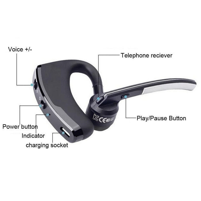 Bluetooth Headset with Microphone - HANBUN