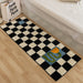 Vintage Checkerboard Carpet - HANBUN