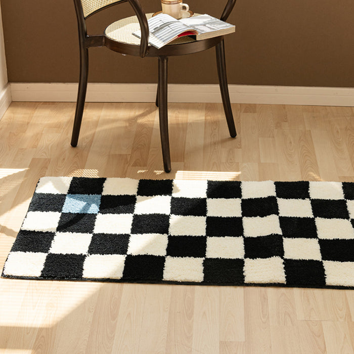 Vintage Checkerboard Carpet - HANBUN