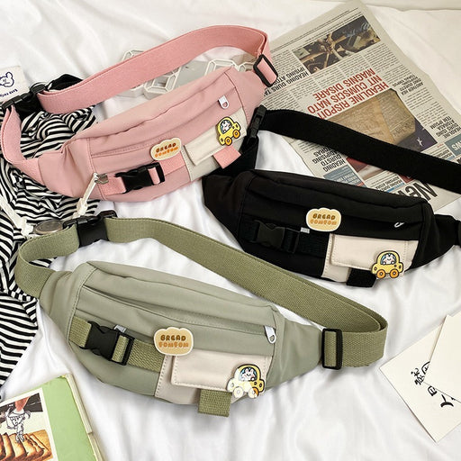 Waist Bag Cute Chest Bag Waist Belt Waist Bag Shoulder Bag - HANBUN