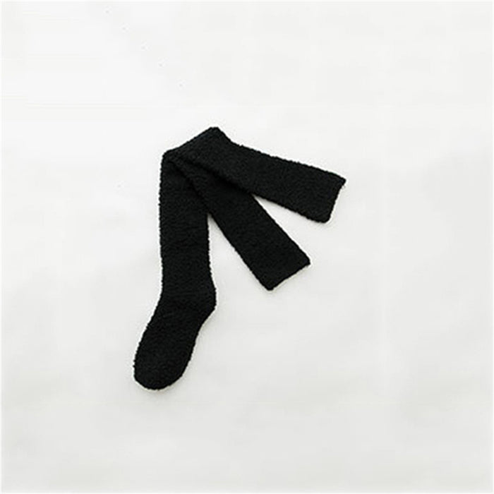 Thick Coral Fleece Socks High Socks - HANBUN