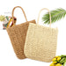 Summer Beach Handbag Rattan Large Capacity Shoulder Bag Crossbody - HANBUN