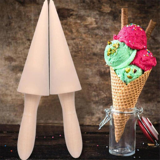 Wooden Ice Cream Cone Mold - HANBUN