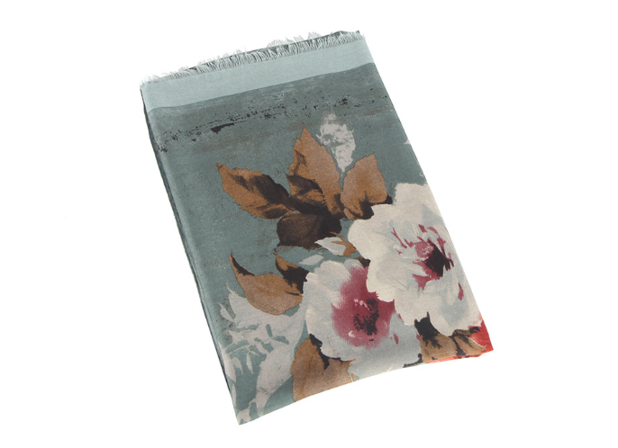 Yishine Big Rose Elegant Printing Scarf - HANBUN