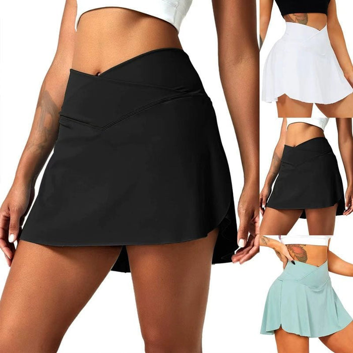 🧊Summer hot sale🧊Fashion Women’s Quick-Dry Tennis Pant-Skirts with Pockets - HANBUN