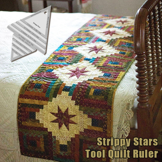 Strippy Stars Tool Quilt Ruler (With Instructions) - HANBUN