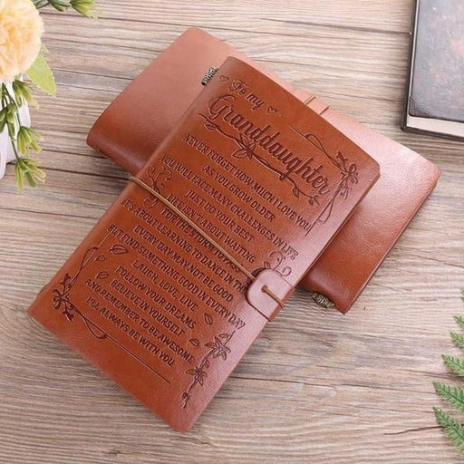Vintage Engraved Journals (Pages Included) The Best Thanksgiving/Christmas Gift to Beloved - HANBUN