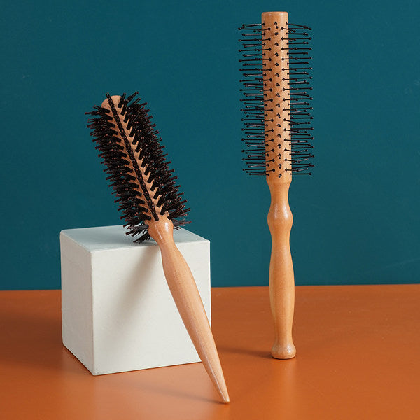 Contracted Soft Barrel Curly Comb - HANBUN
