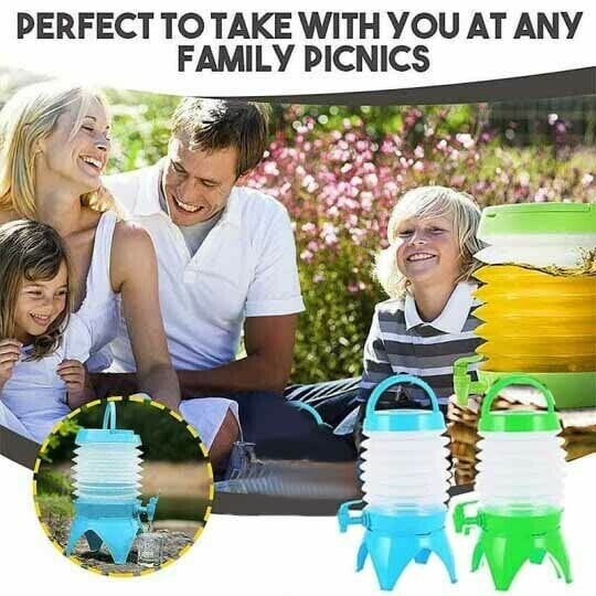 Collapsible Water Container with Spigot - HANBUN