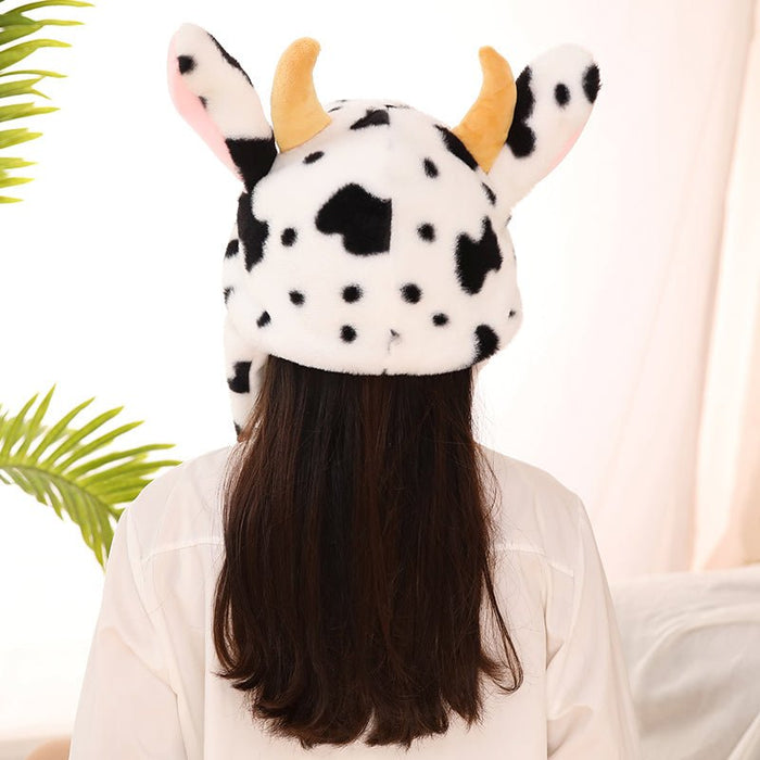 Cute soft moving cow hat - HANBUN