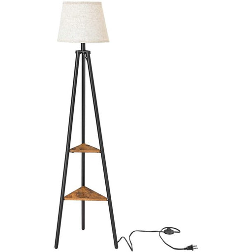 [US Stock] Floor Lamp With Shelves For Living Room,Bedroom - HANBUN