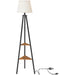 [US Stock] Floor Lamp With Shelves For Living Room,Bedroom - HANBUN