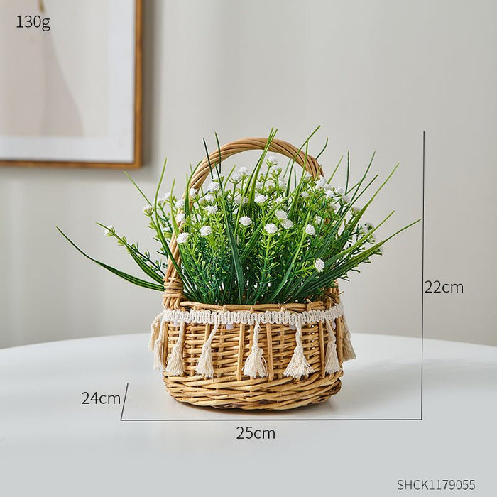 Plant Basket Garden Decor - HANBUN