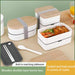 Double Layer Student Lunch Box - HANBUN
