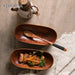 Dried Fruit Dish Solid Wood Tableware - HANBUN