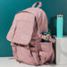 YOYOSO Simple Men's Backpack - Leather Pink YYS724