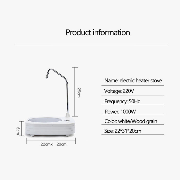 Electric Heater Stove Hot Pot Plate Water Dispenser Kitchen Appliances - HANBUN