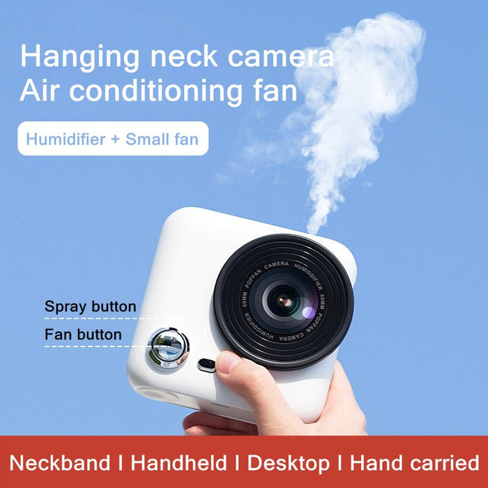 Electric Neck Spray Fan USB Rechargeable - HANBUN
