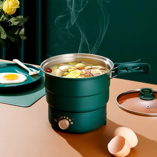Electric Rice Cooker Folding Hot Pot Kitchen Appliances - HANBUN
