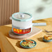Electric Rice Cooker Portable Soy Sauce Pan Kitchen Appliances - HANBUN