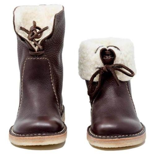Vintage Buttery-Soft Waterproof Wool Lining Boots(buy 2 free shipping) - HANBUN