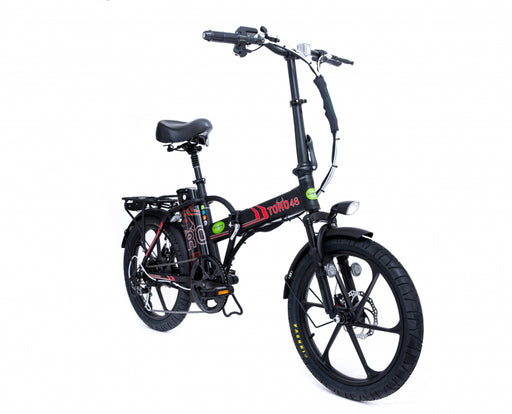 [US STOCK]High Step Folding Electric Bike 48v 10Ah Battery - City commuter - HANBUN