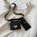Fanny Pack Leather Flap Waist Bag Shoulder Strap Chest Bag Wallet - HANBUN