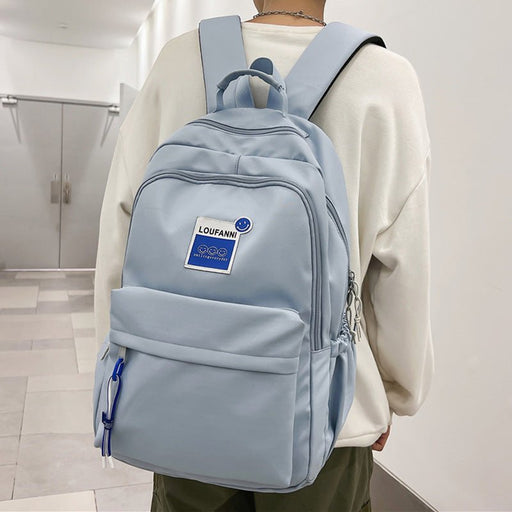 Female Backpack Student Schoolbag Lover Travel Bag - HANBUN