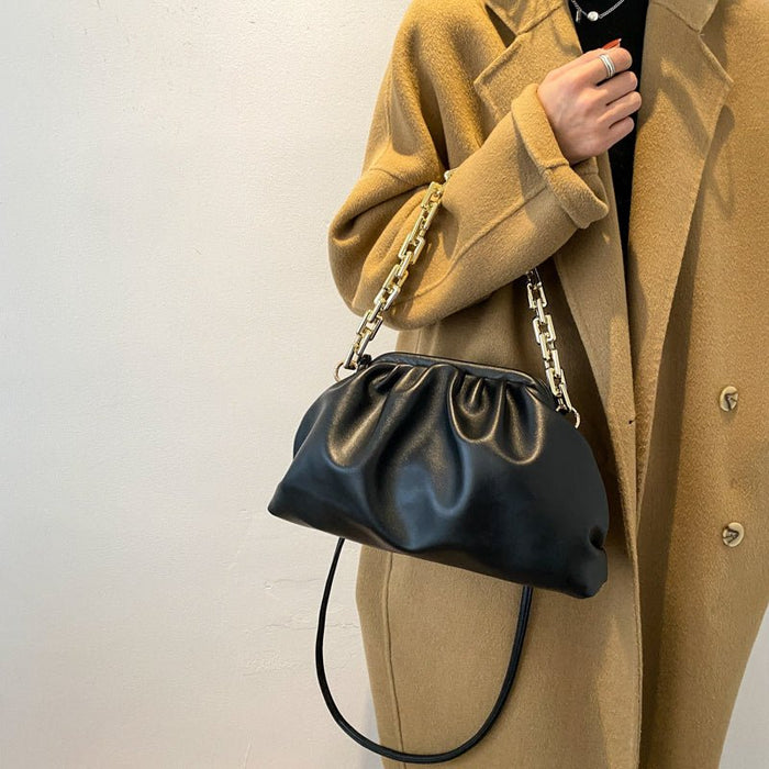 Female Handbags Chain Underarm Bag Luxury Purse - HANBUN