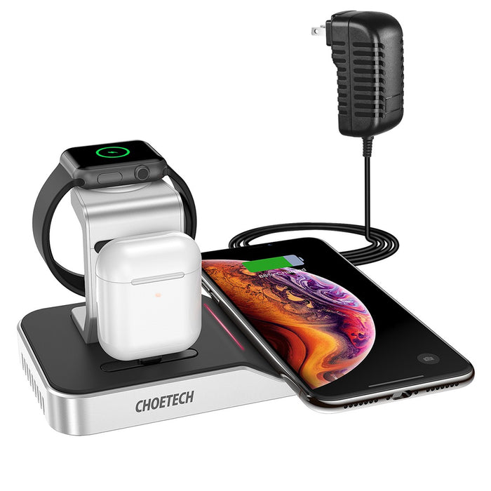 [US Stock] CHOETECH Apple Watch Charger Stand 4 in 1 - HANBUN