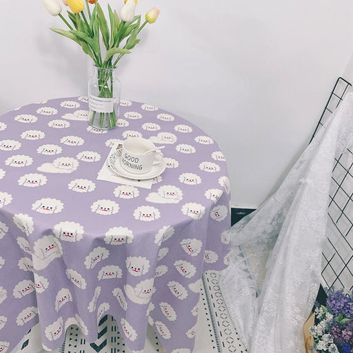 Floral Coffee Tablecloth - HANBUN